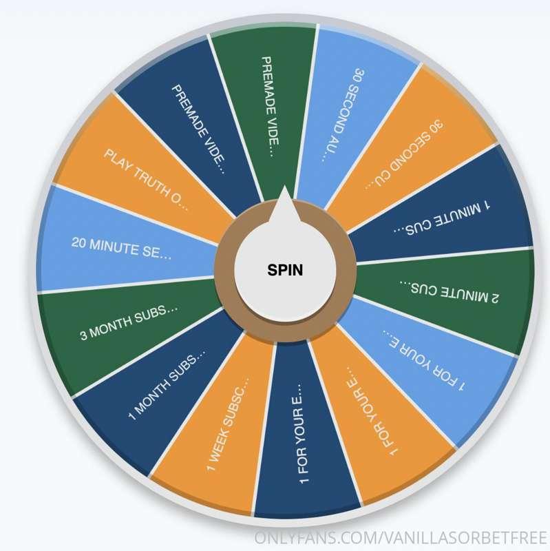 🍀Are you feeling lucky? 🍀
🎄Tip $10 to spin the wheel 🎄 Check..