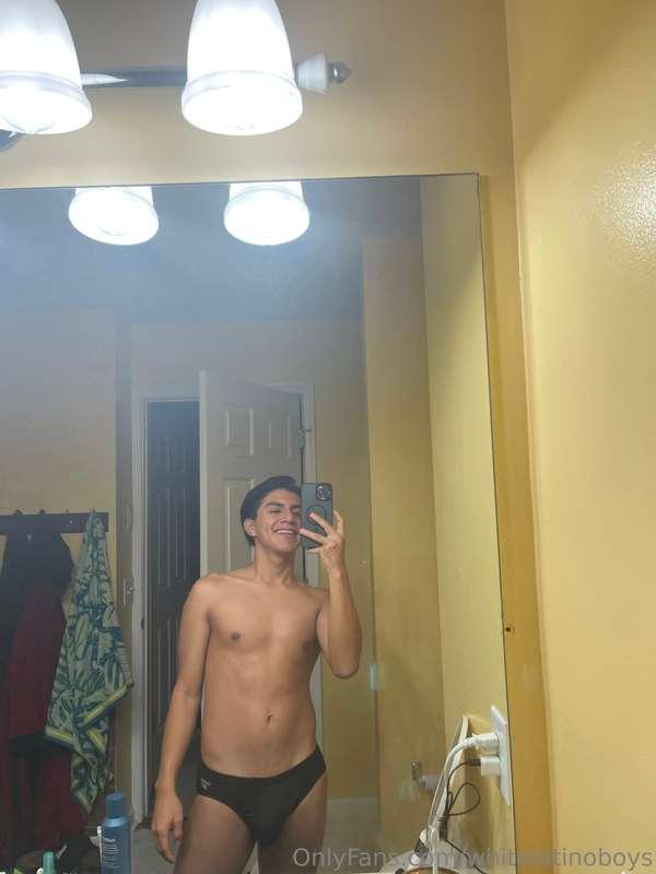 I love being sweaty. Now, if you were here... would you lick..