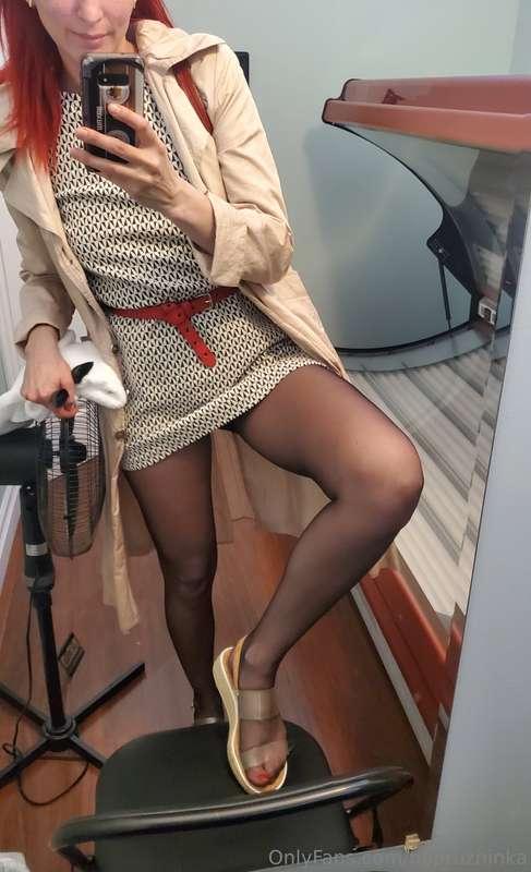 Let me give you a sneak peek from my change room.. I post so..