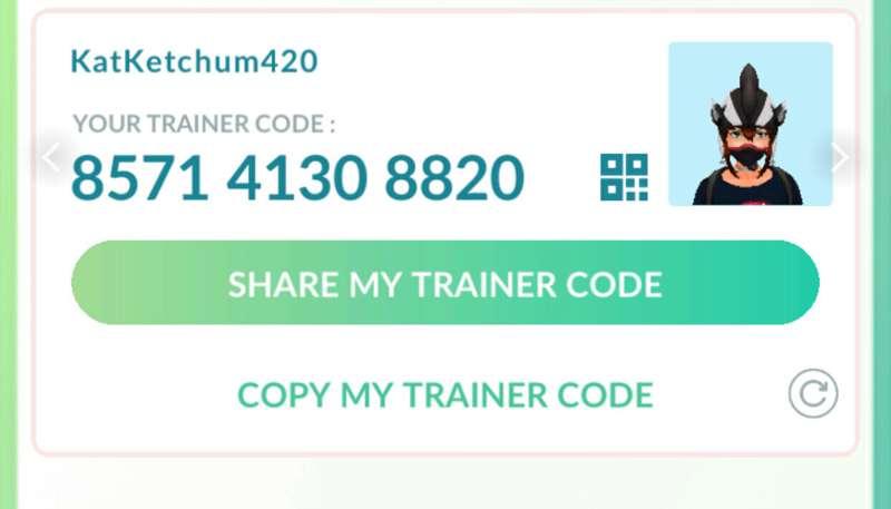 Add me on Pokémon go!