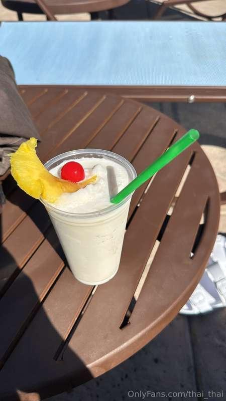 When I think of pina coladas🍍🥥🍒😏