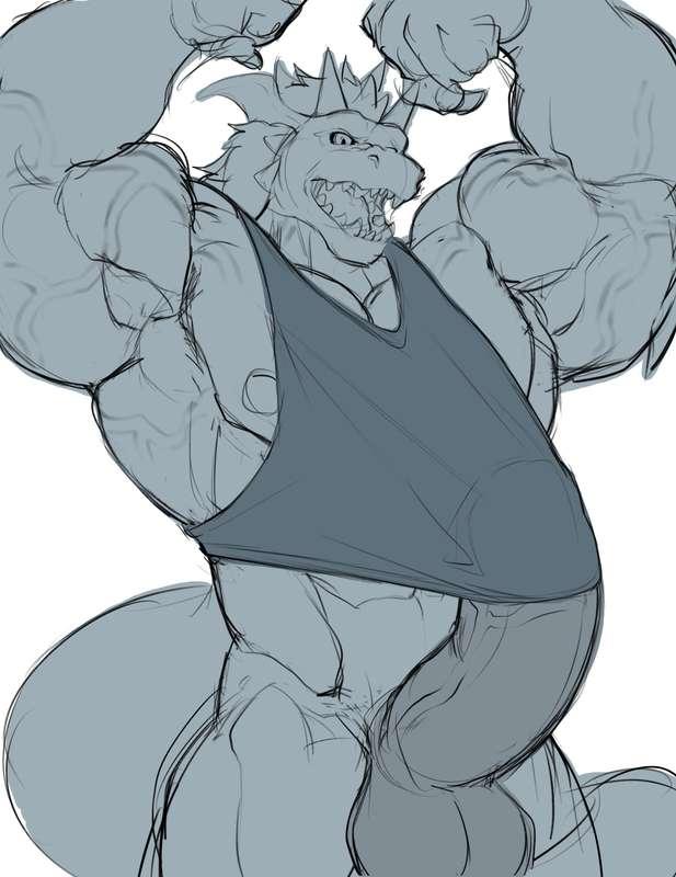 [WIP] Growlmon NSFW + 1 Alt (Paid Members Reward)