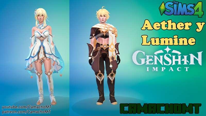 Download - Aether & Lumine -  Genshin Impact