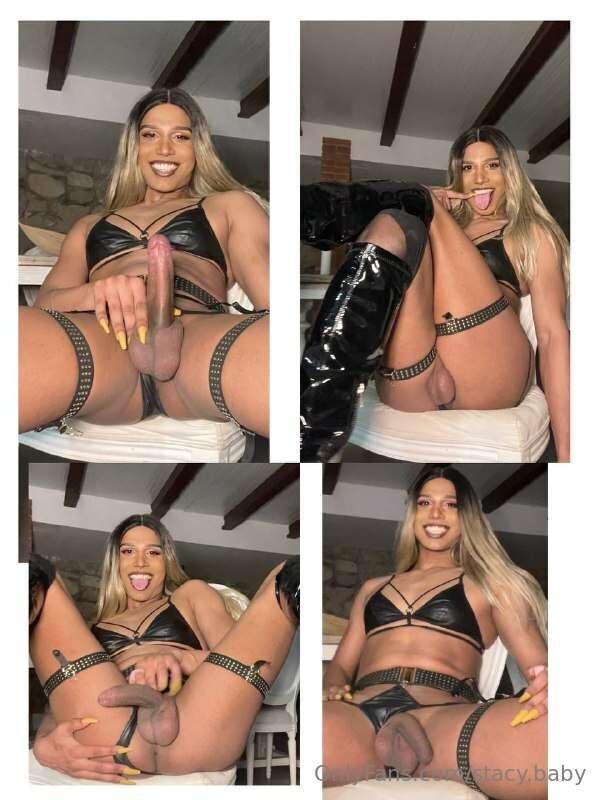 # TRANNY @Callmekanela has HOT CUM to make you sleep better ..
