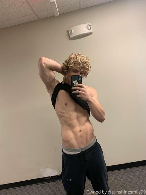 Post workout 🏋️‍♀️ Let me strip for you