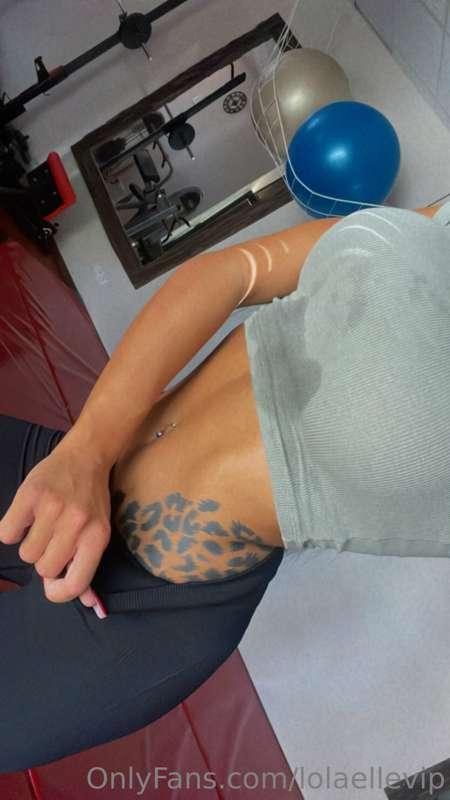 ## Gym got me so sweaty and wet today🥵