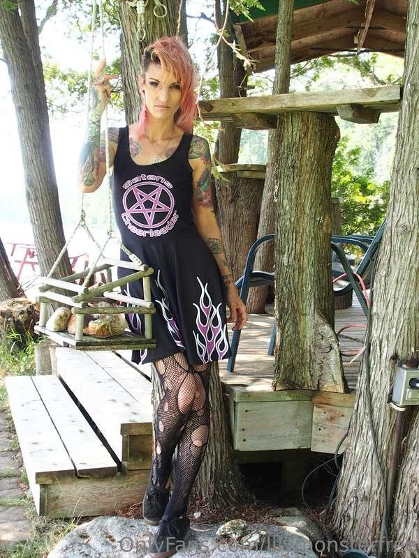 2021 6 27 Bic E Dee  Satan's Cheerleader Dress in Purple fro..