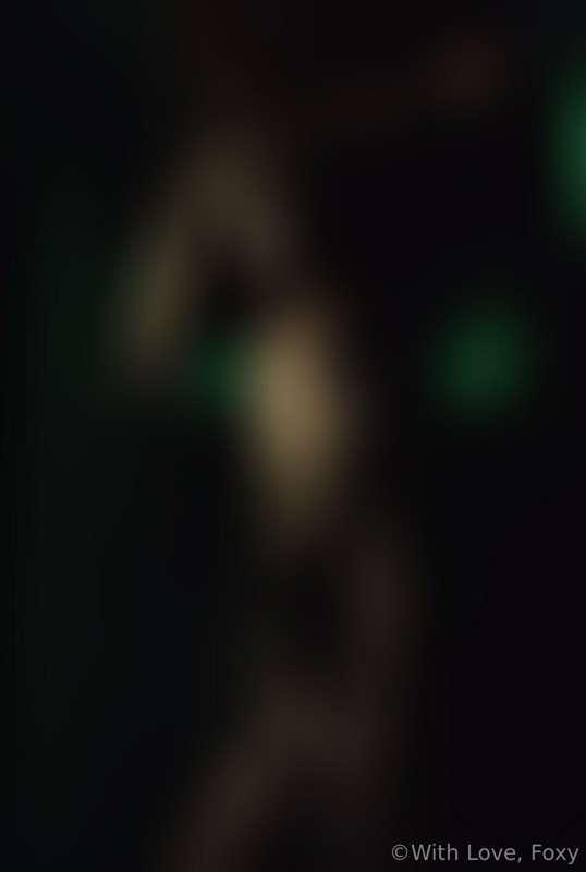 ***Topless***, dark green lighting, chains… 💭