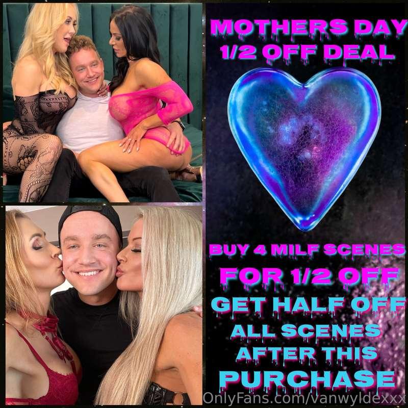 💕❤️Mothers Day 1/2 Off Deal❤️💕. Buy 4 milf scenes for half o..