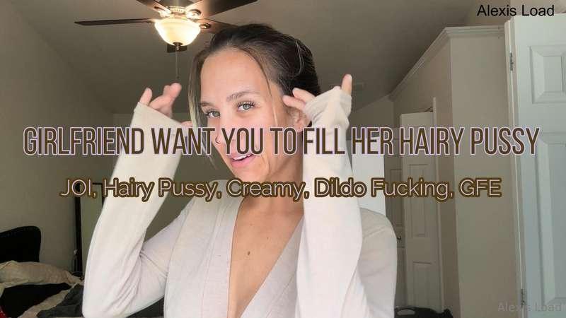 I need to trim my hair, but first I want you to fill me up. ..