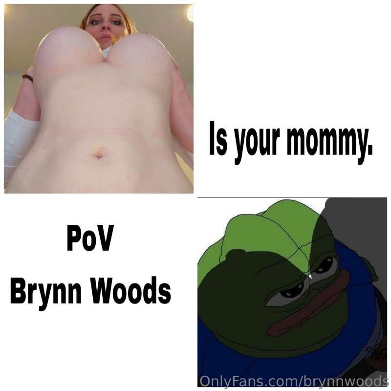 Do you want mommy to tower over you and you look up her whil..