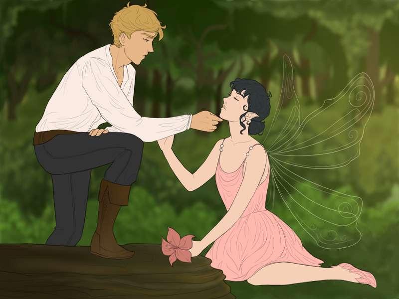 Adrinette Fairytale AU High Res Wallpaper Download
