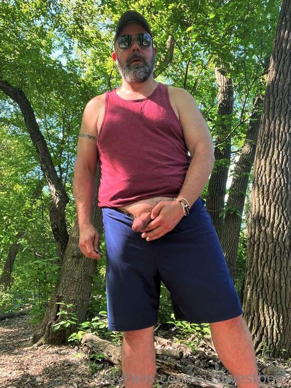 Finally got to go for a hike in the woods on a nice day!!