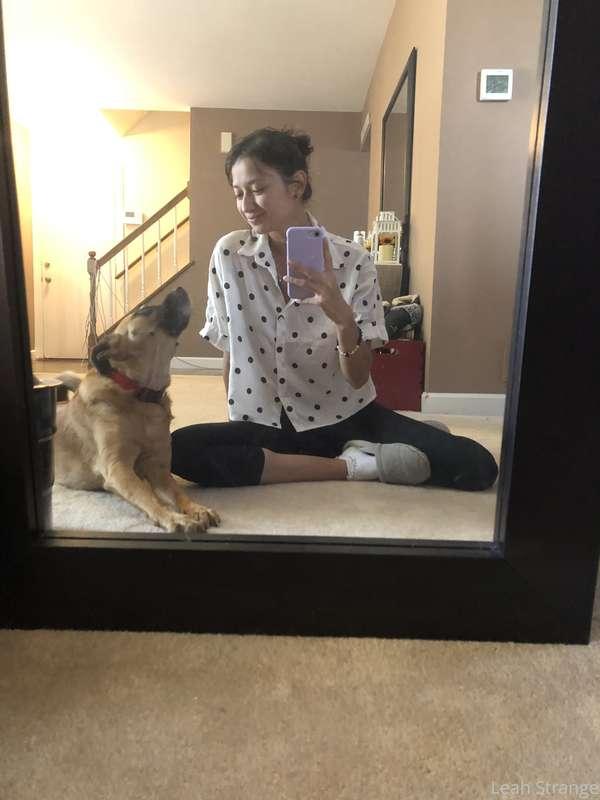 Luna photobombed me and I’m not even mad. 🥰