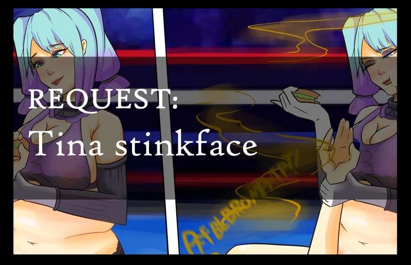 Request: Tina from "E's laf++" stinkface