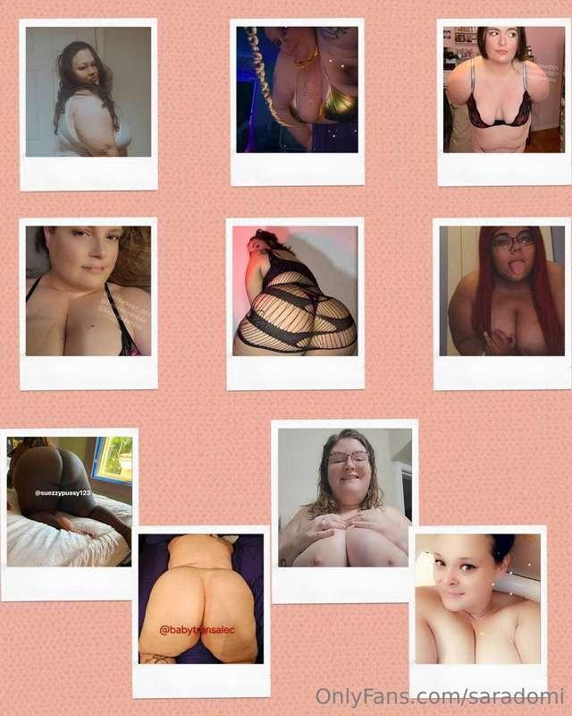 All my lady friends are juicy and wet 🥵💦Top Row@stephanielov..