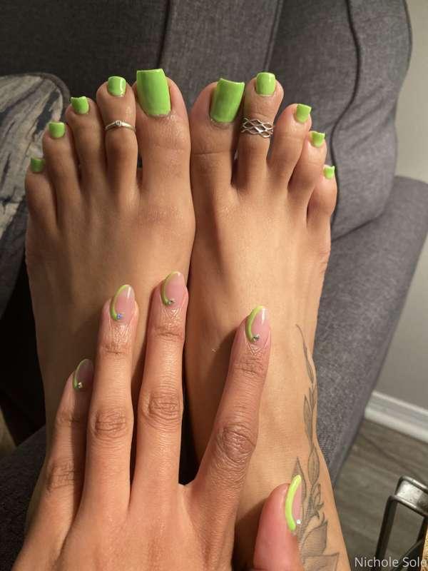 New pedi alert 🚨 💚