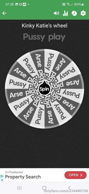 Spin.my wheel sexy, different pussy play and arse play lil v..