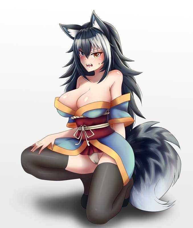 Kitsune anime girl