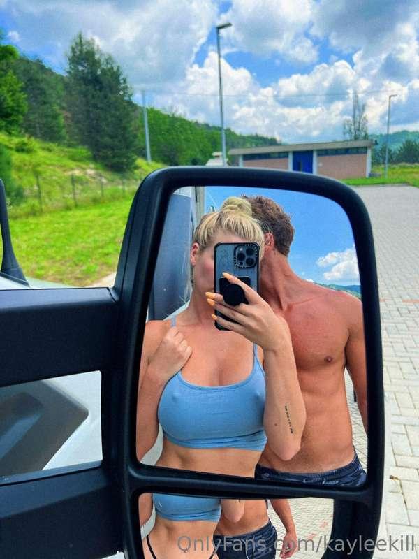 We pull over so you can do nasty things 😈🥵