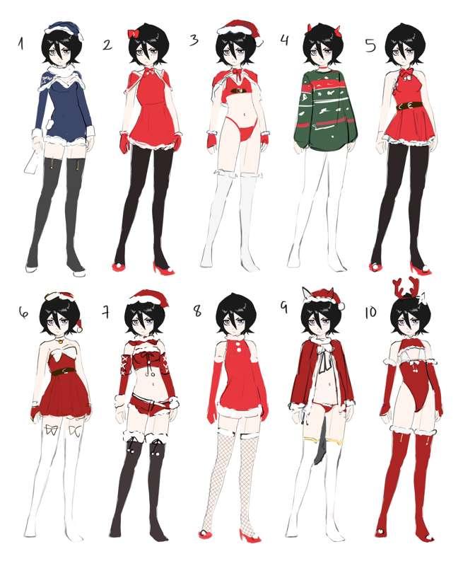 Rukia suit christmas