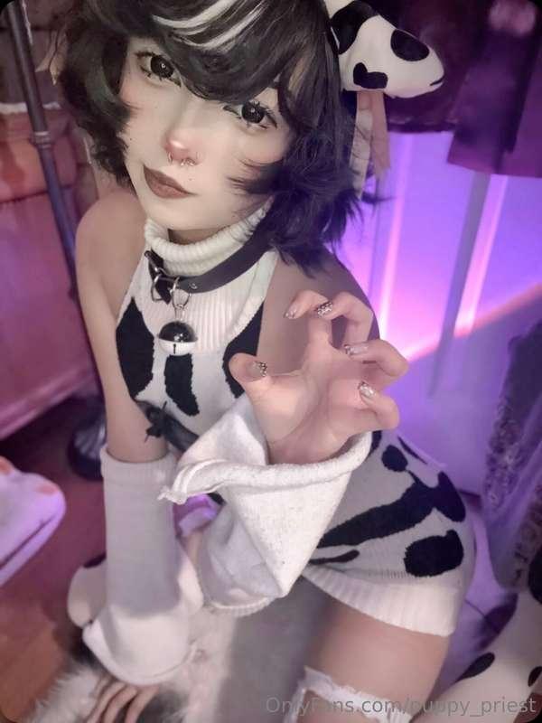 Had to bring back my Cow Cosplay!! Per request of commission..