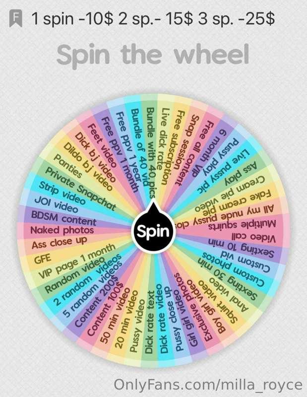 🏆New wheel - new prizes, are you ready to play with me?💜