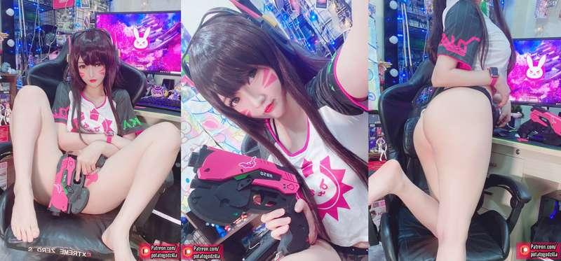 Some D.VA cosplay teaser for August ❤