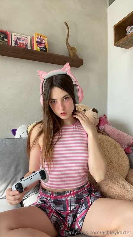 level up with me? 🎮😏 but be careful… i’m not just cute.. i’m..