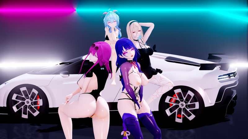 【GenshinXHonkai】BLACKPINK - How You like That  | MMD |DL 