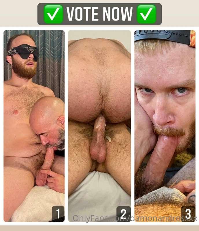 ‼️ VOTE BELOW for Daddy Damon’s next release!! ‼️ 

1. Daddy..