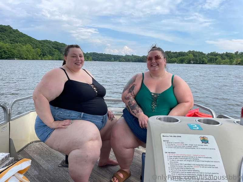 Can you believe they let two HOGS rent a boat together?! We ..