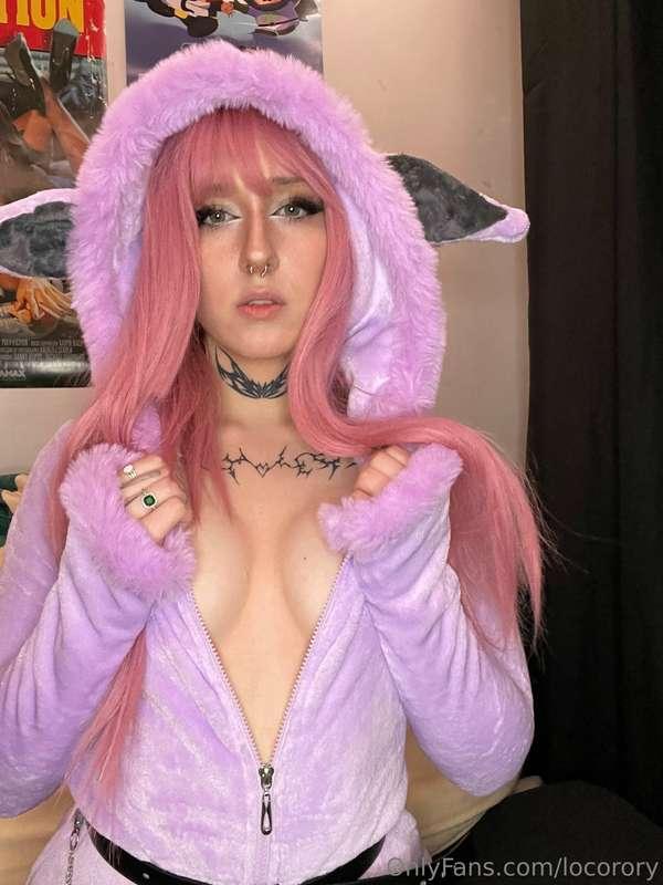 And Espeon showing u her boobs;3