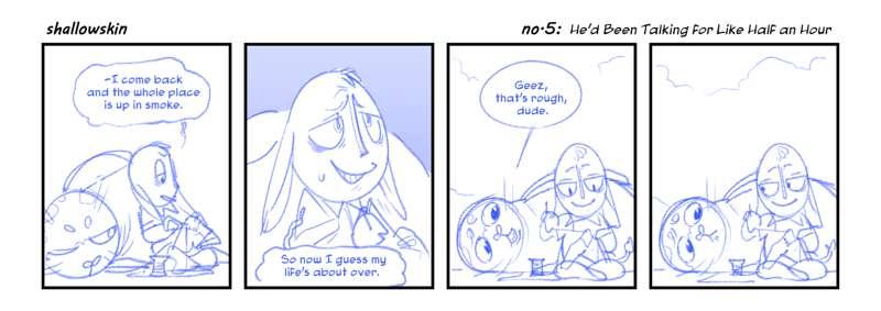 shallowskin Strip #5 - Sketch