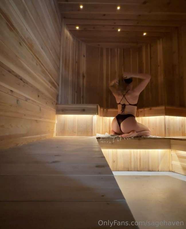 I can think of a few ways I like to sweat, but the sauna is ..