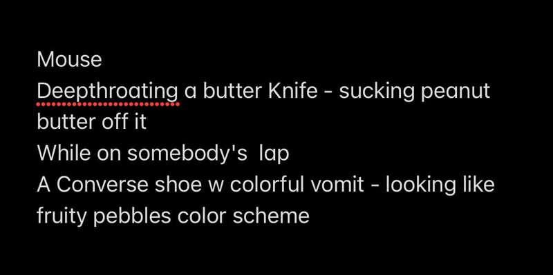 new sexy journal entries just dropped 🔐📓💯
*entry 3: 🥜🔪👅
entr..