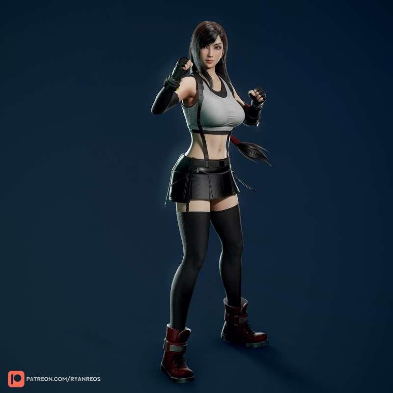 Tifa Lockhart - Fighting Stance