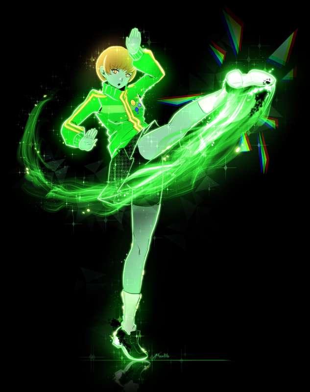 Chie and Yukiko Neon (high res)