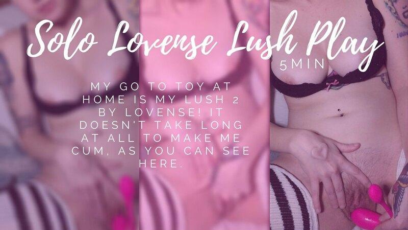 My go to toy at home is my Lush 2 by Lovense! It doesn't tak..