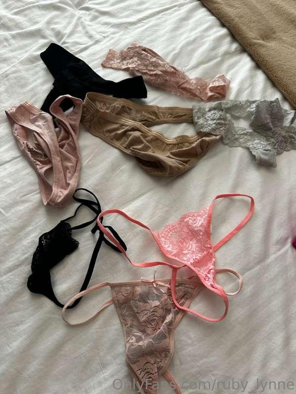 I love *wearing panties for you* 🩲 whether its a **thong hug..