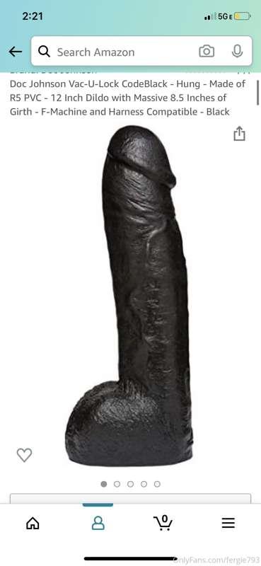 I have a giant black dildo showing up to my house today.... ..