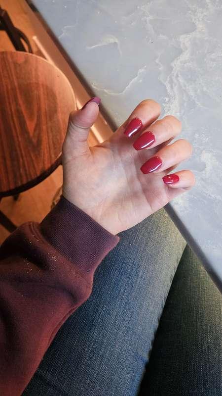 Got my nails done for the first time ever, for fun 🥸 do you ..