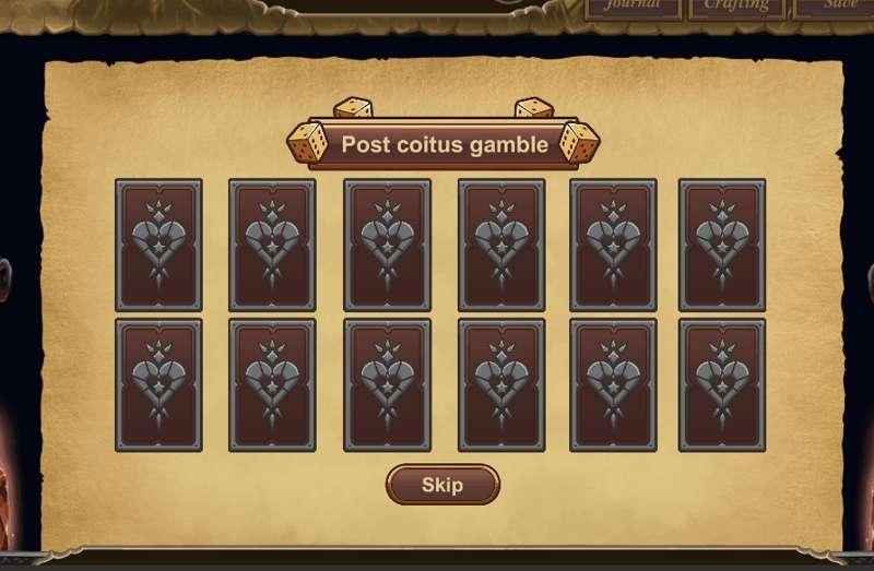 Post coitus gamble - almost done