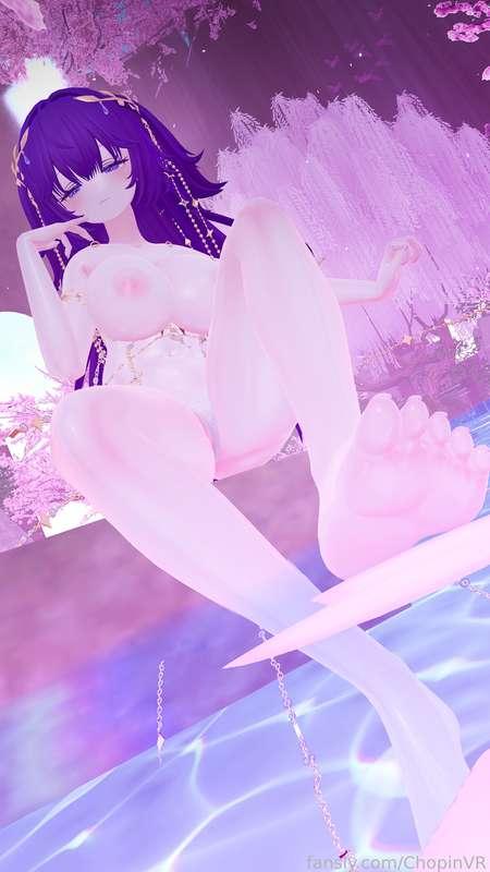 Stare me down from head to toe  💜


#vr #vtuber #anime #hentai #lewdtuber #fyp #boobs #butt