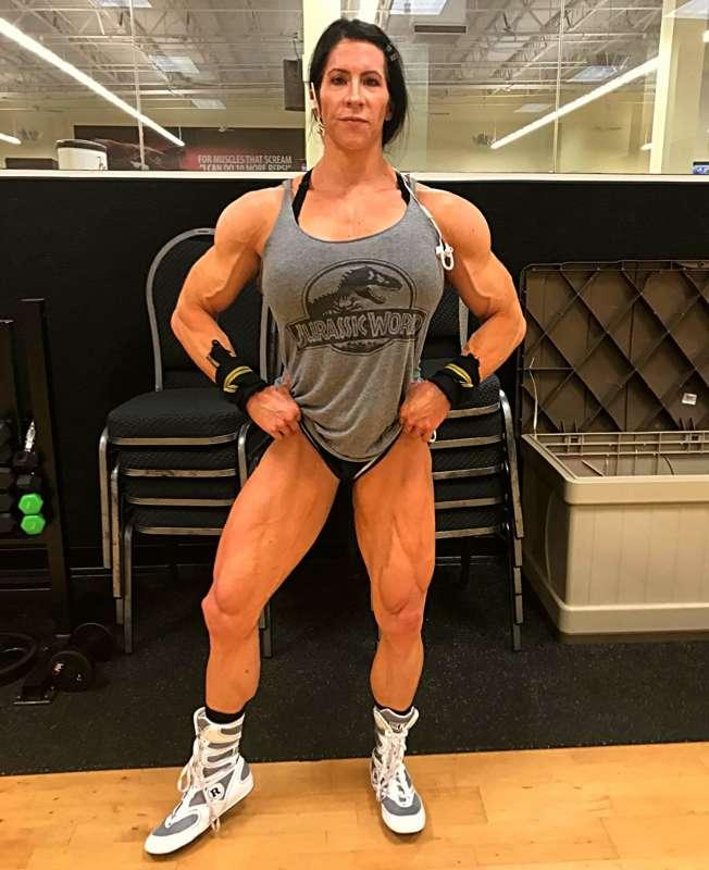 A few flexing shots at the gym after my intense workout! Boo..