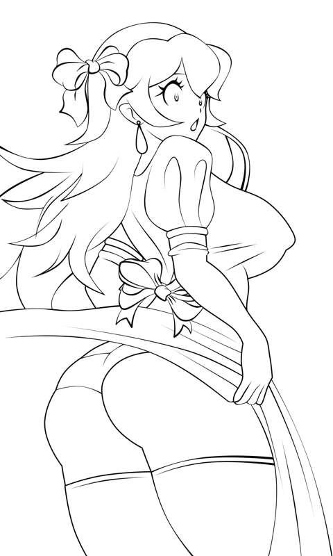 Patreon Comm. - Pervy Wind WIP and lines