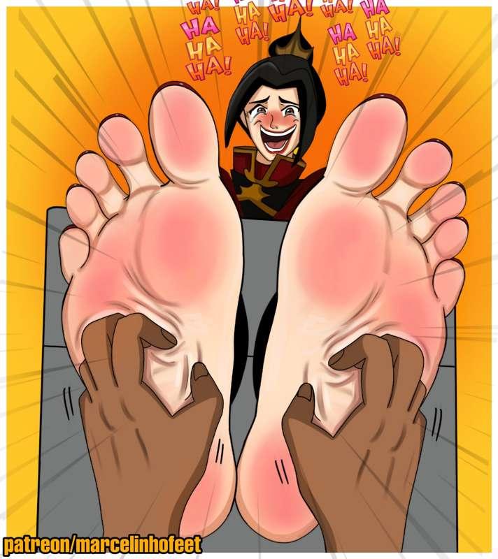 Tickling Azula Big Feet