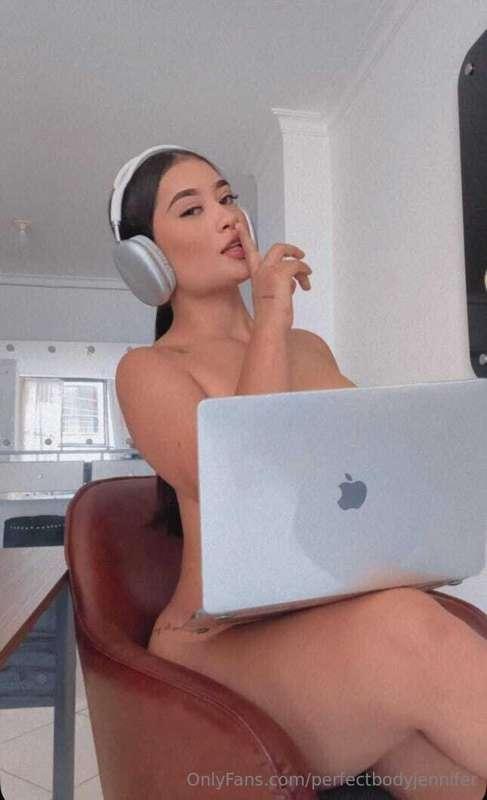 Naughty girl works ;)