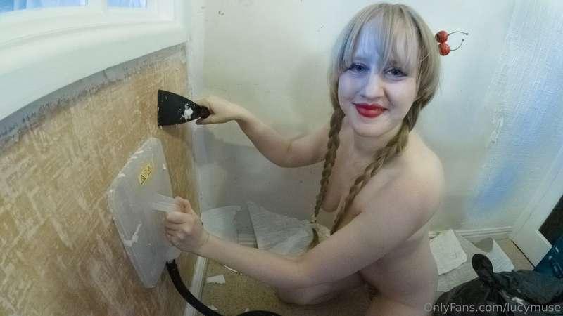 Am I the only person who does this (naked DIY)? ...and befor..