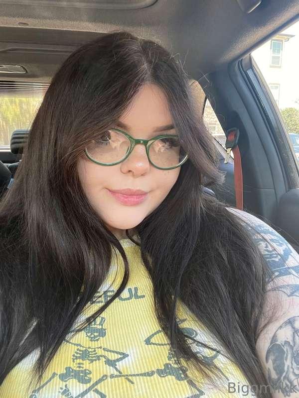 Chillin in the car yesterday, showin titties, u know, Thirst..